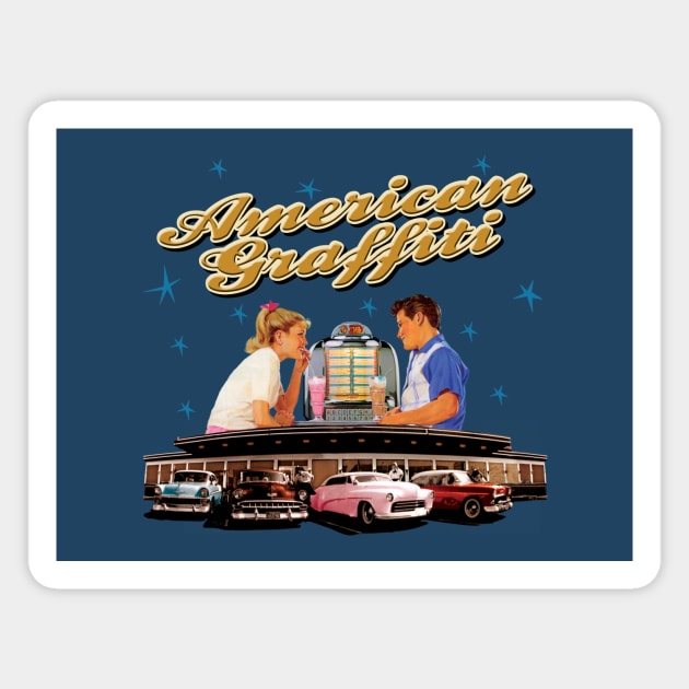 American Graffiti Magnet by PLAYDIGITAL2020